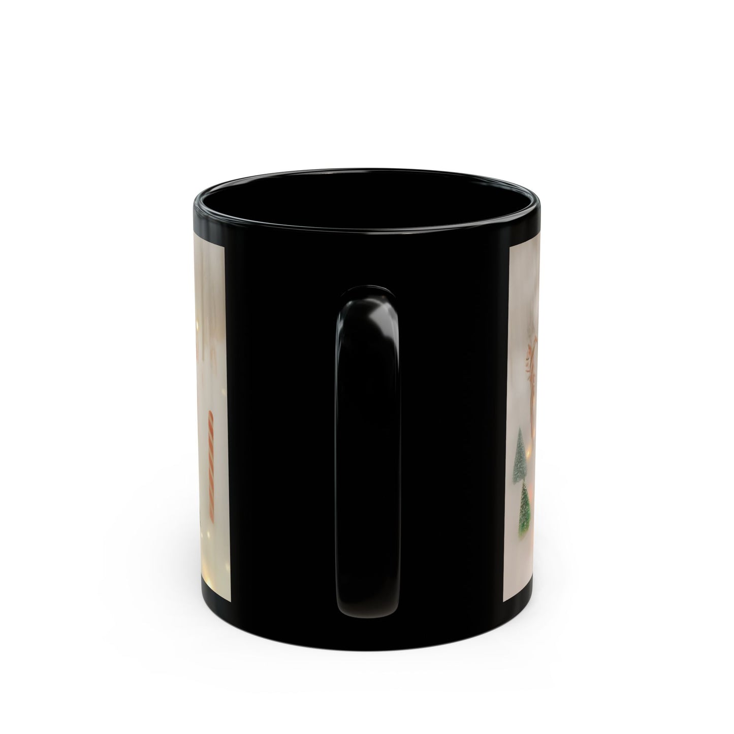 Mug Black Christmas Kitty (11oz, 15oz)