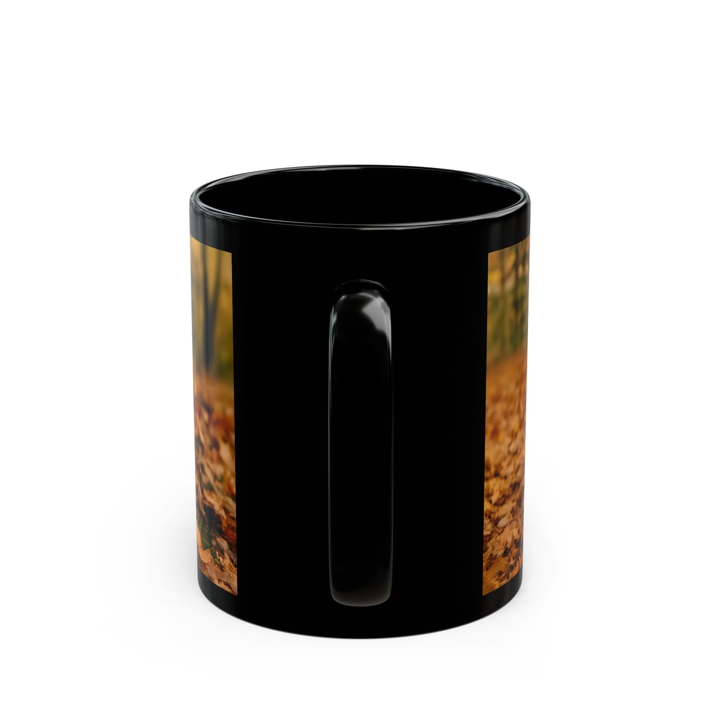 Golden Leaves & Puppy Love Mug - Perfect Fall Gift for Dog Lovers, Coffee Lovers, Pet Owners, Seasonal Decor, Animal Lovers
