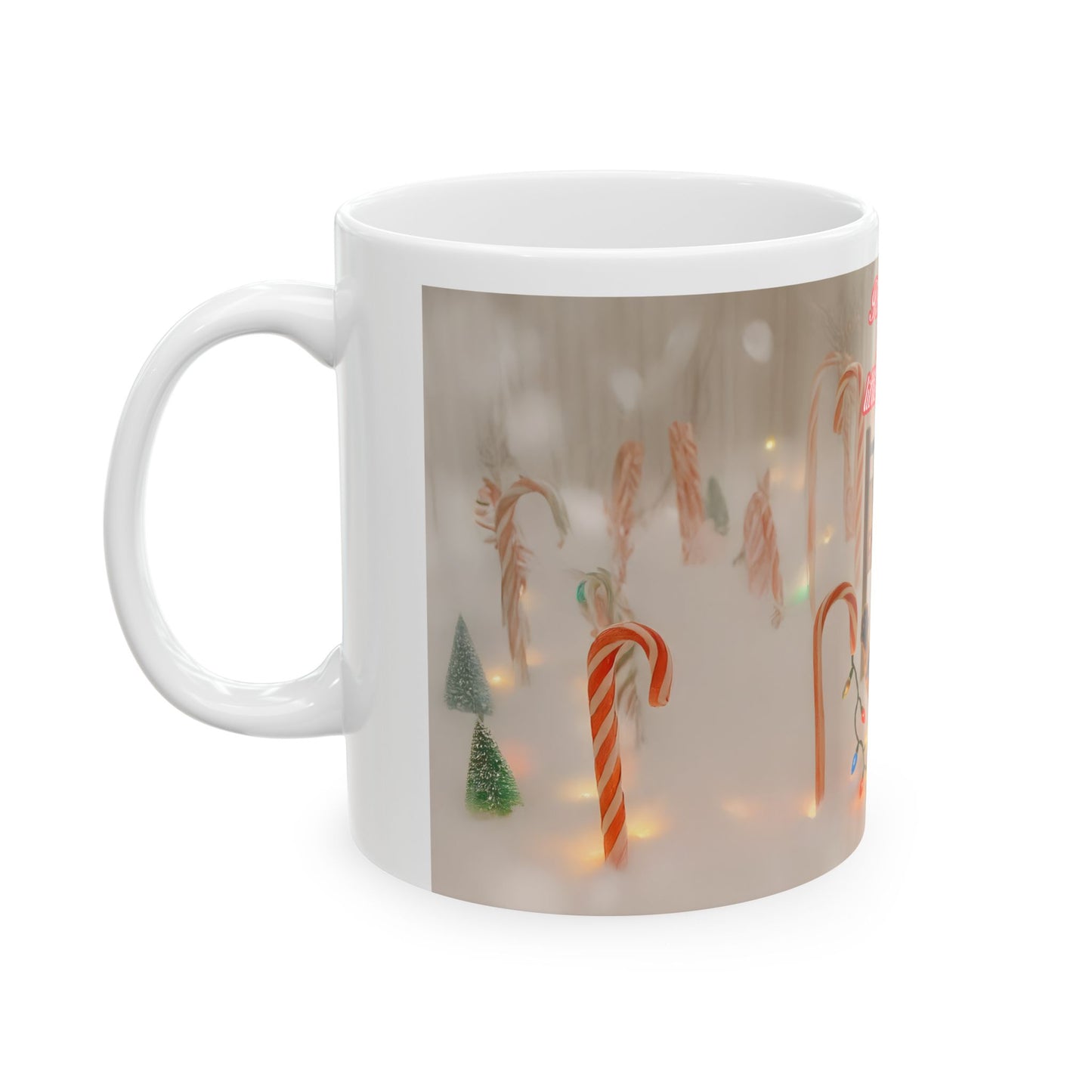 Christmas Cat Ceramic Mug - Fun Holiday Gift, Cute Coffee Cup, Pet Lover's Drinkware, Festive Tea Mug, Merry Christmas Gift